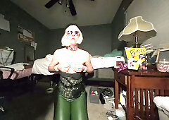 Army Ash-Blonde woman