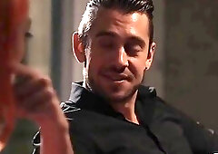 Bitch t-girl fucks the booty of husbands friend