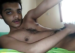 Young Hot Sexy Stunning Teen Jerks Off After Waking Up