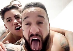 That delightful sex feeling the pounding until the end in the butt and in the vagina in the hair until cumming jointly!