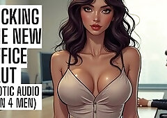 Banging the new office vixen with full wild audio for a more immersive experience