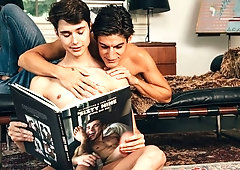 Wild poolside anal with twinks Aiden Ward & Leo Grand