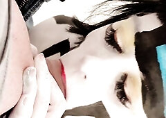 Body paint photo shoot and I end up fucking the photographer