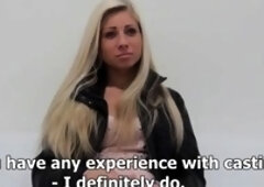 Blonde Mature Czech Andrea - Big tits in POV casting