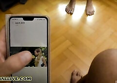 Cruel STEPMOM Hotty Wicky Uses Her GIANT MELONS & LARGE BOOTY to Tempt