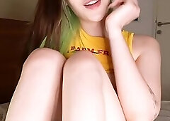 pretty tgirl shoots her load