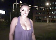 A gorgeous beauty Krystal Swift with large melons banged hard by a strangers with large shlong and a two lesbo teen beauty licking and blow job throug