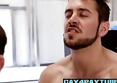 Cop fucked raw at the Chop Shop