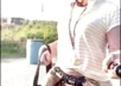 Outside solo, masturbation