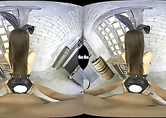 3DVR Cumming with the Bunny Girl 3; Fucking a JAV Idol