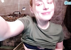 Large Booty mother I'd like to fuck Follows The Orders and Sucks a Large Jock Until It Cums in Her Throat