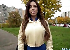 Brawny Fitness model drilled in my Gym - Public Agent