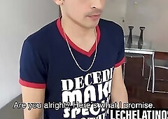 Curious Wally swallows my cock and cum for cash