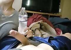 Amazing Blow Job, ball licking, ruined orgasm, huge cumspray