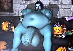 Fatty Soria's Stuffed Abdomen