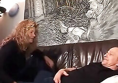 This German mother I'd like to fuck is willing to ride this ramrod! See her unfathomable mouth and ride lover on the bed. Dont miss out on this a