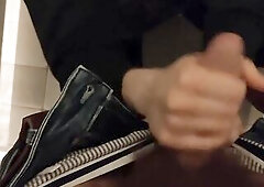 We screwed in a public warehouse and got caught in the end