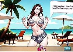 Luxie Sweeton: The Pretended Stylist with Tiny Breasts Drains My Balls Empty - Sucking My Biggest Weenie