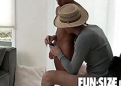 FunSizeBoys - Small horny gay bottom fucked by giant top Bob Knight