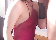 Dressed classy, face-fucked like a whore