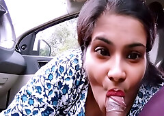 Husband Wife Romantic Car Sex...hindi Audio