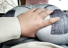 Made to Cum Classmate with My Large Butt Grinding on His Shlong