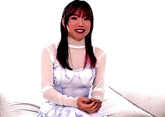 Asian small tit girl masturbating