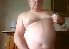 grandpa stroke on web cam