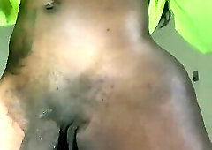 African American Blows Load