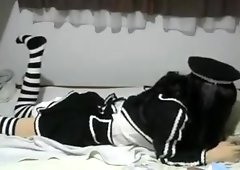 Female mask masturbation 7