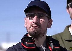 Hot brunette gets fucked hard: Big Ass, Blowjob  Babe Porn