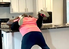 Large Butt Golden-haired Pawg mother I'd like to fuck Realtor Flirts With Renter Client & Gets Doggy style Creampie In Snatch, POV