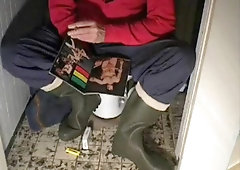 nlboots - toilet, porn book, long johns and boots
