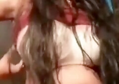 Gouthami reddy manthena removing dress and sexy bra showing nude big milky boobs