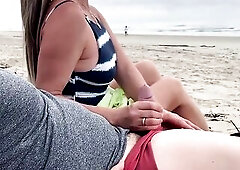 mother I'd like to fuck jerks me off in front of everybody. Public spunk fountain.