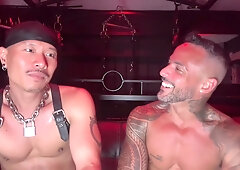 First Time Fisting With Cagedjock Interview And Fisting, Nipple Play Butt Plug, Massage Machine And Pegging
