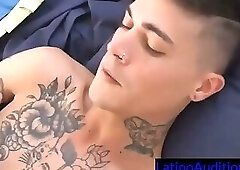 Tatted Straight Married Thug takes man cock