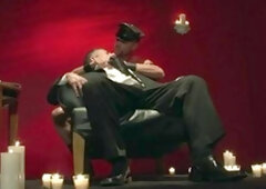 Falcon Studios: Hairy Customer Gets Rough Ride