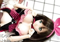 Haruka Amami widen her legs in front of a chap two