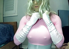 Renis Dream 3! Reni Locks Her Mask In Place With A Padlock And Her Necklace Lock!