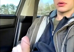 milking while driving around and cruising in parking lots with my HEFTY & MONSTROUS lollipop out (join me?)