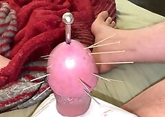 Intense estim session with painful cum for Qualzucht