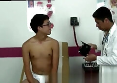 Doctor checking a boy