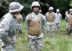 Gay military gangbang and sex army ass Jungle pound fest