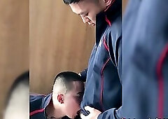 Athletic Japanese Yoshi Kawasaki bends over for sloppy rimming and bareback