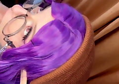 Ultra-cute E-dame is a Deepthoat Heaven