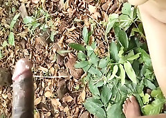 Indian Girl Deepthroat Fuck Her Black Boyfriend In Forest