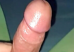 Another cumshot inside gray high spandex tights