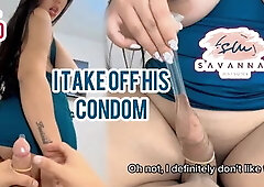 Pov - Sex on the First Date with a Stranger- I Take off Condom and Leave His ...