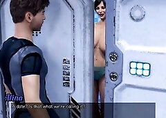 Stranded In Space - Large Titties mother I'd like to fuck Craves Me To Join Her Showering